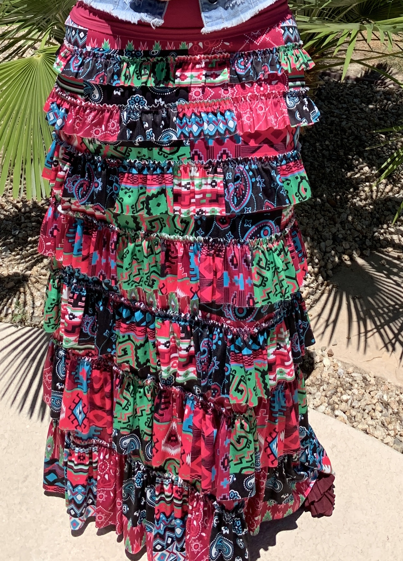 Rio Grande Ruffle Eleganza Skirt - Shanna's Threads